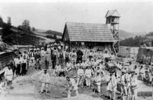 Gradnja crkve u Sasini